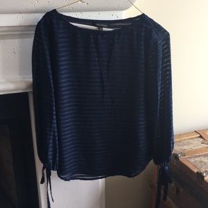 Banana Republic Navy Blue Blouse XS